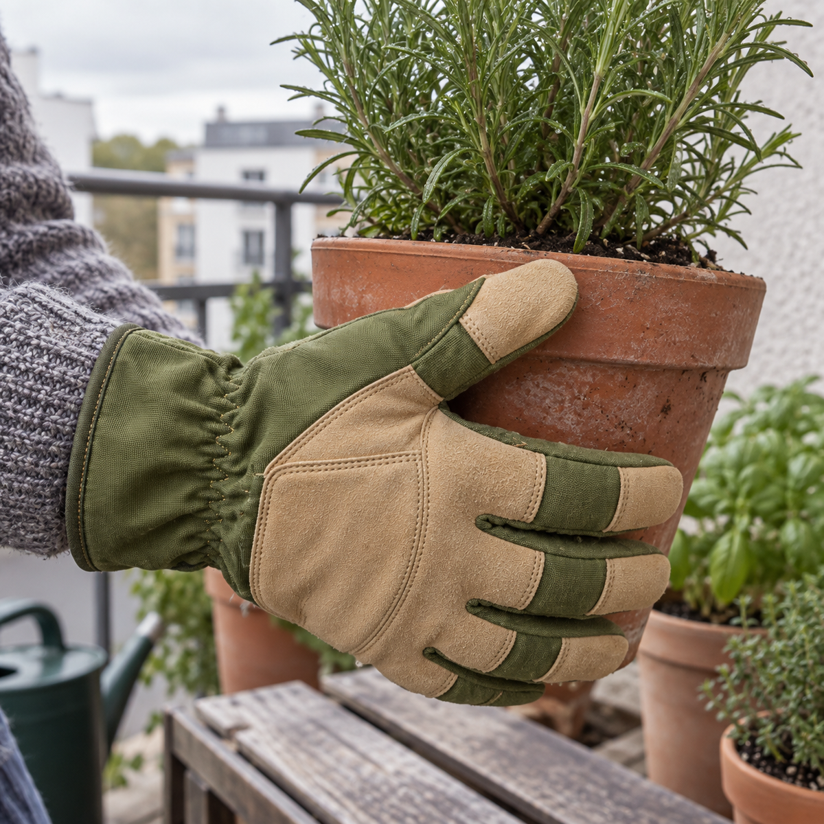 Cotton Canvas Garden Gloves
