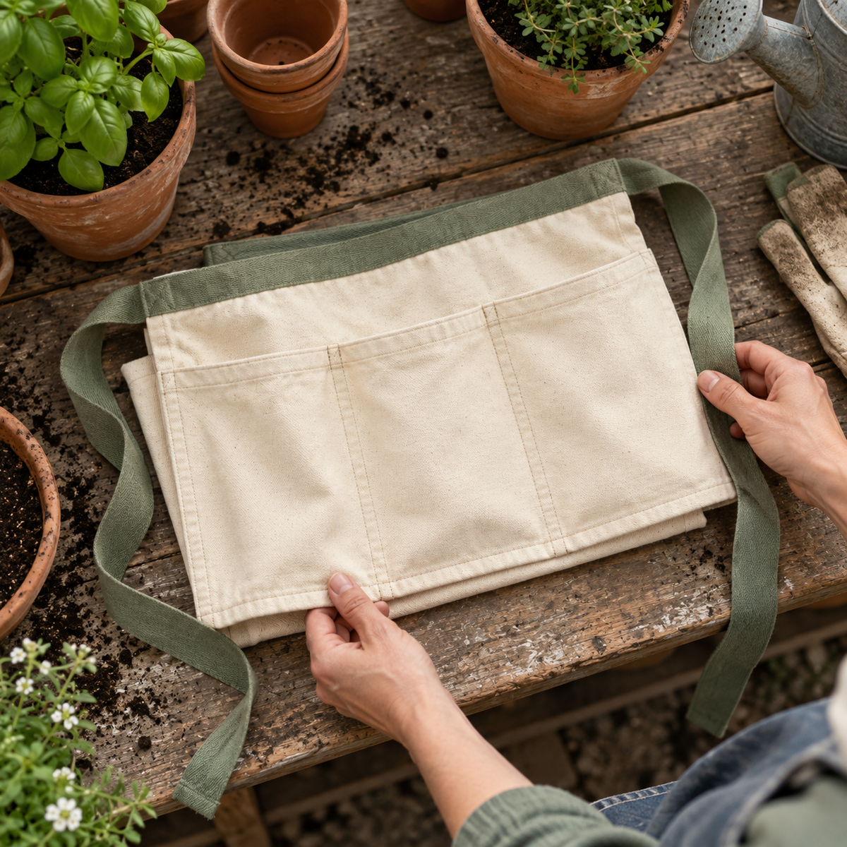 Cotton Garden Apron