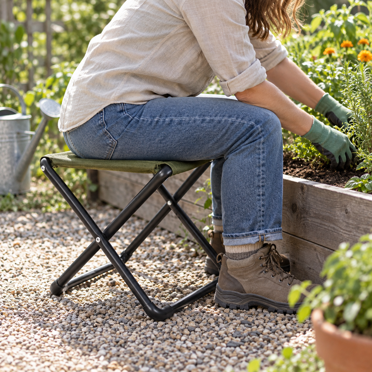 Foldable Garden Stool