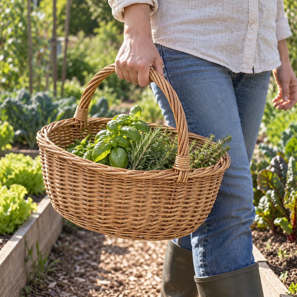 Willow Harvest Basket